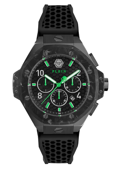 Philipp Plein Plein Chrono Royal Heren Zwarte Horloge PWPRA0624 - Image 1