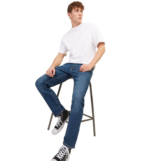 Jack & Jones Heren Blauwe Jeans Regular Fit Casual 5-Pocket Ontwerp - Image 3