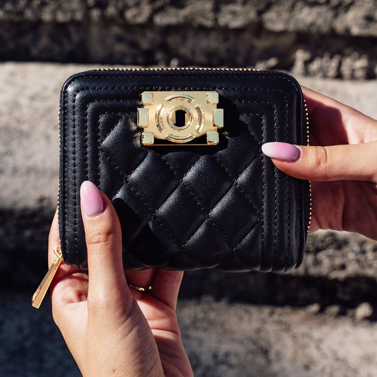 Zipped Quilted Wallet