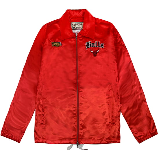 Mitchell & Ness Chicago Bulls NBA Old English Faded Satin Jacket