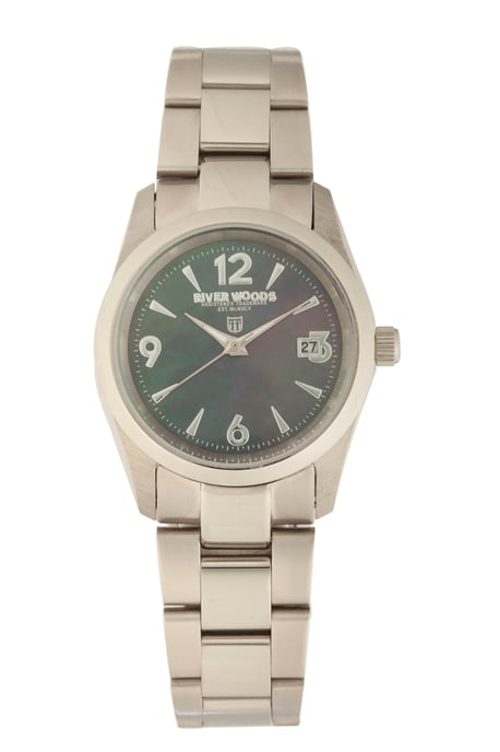 River Woods: Womens Mother Of Pearl Watch