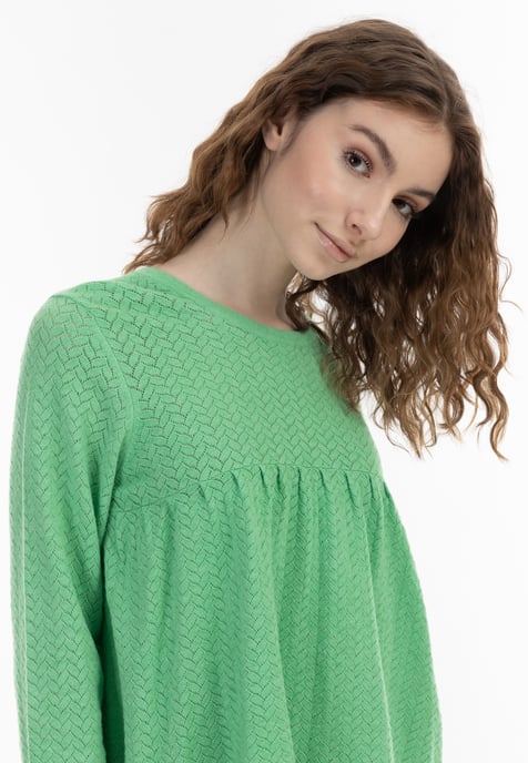 Mymo Gebreide tuniek Dames lichtgroen - Image 5