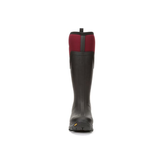 Muck Laarzen Arctic Ice Tall Rubber Zwart/Maroen Wellington Laarzen - Image 3