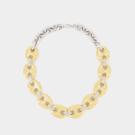 X Eight Neck Necklace - Paco Rabanne - Gold/Silver - Metal