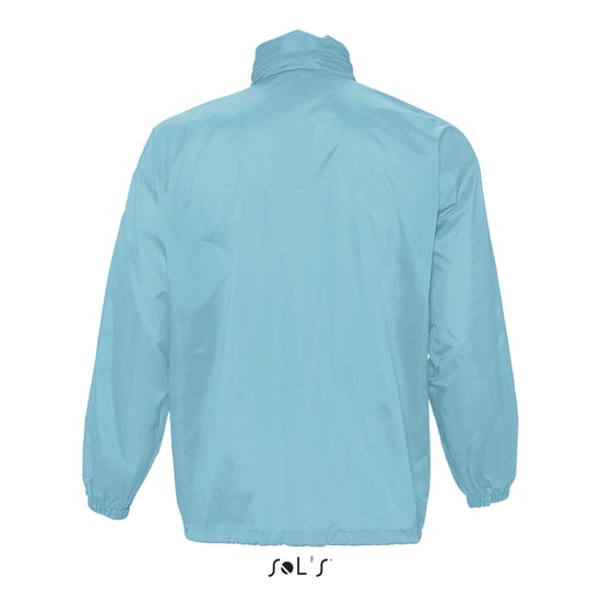 SOLS Unisex Surf Windbreaker Lightweight Jacket (Blue Atoll)