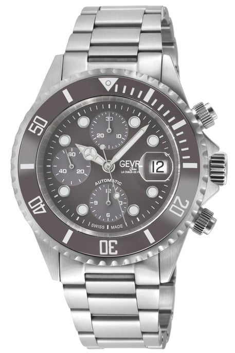 Gevril Wall Street Chrono 4154A Swiss Automatic Sellita SW500 Watch