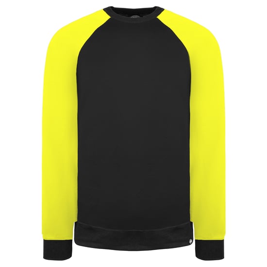 Dickies Tweekleurige Heren Zwart/Geel Sweater - Image 1