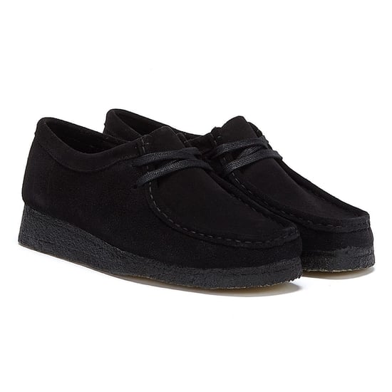 Clarks Originals Wallabee Suede Damesschoenen - (Zwart) - Image 1