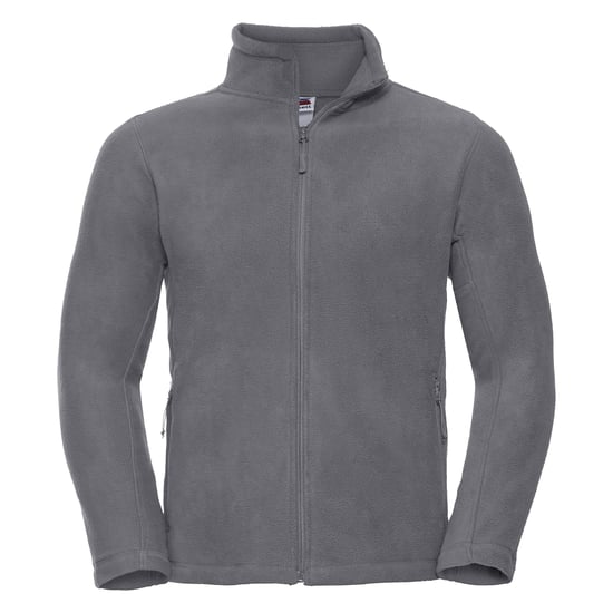 Russell Mens Full Zip Outdoor Fleece Jacket (Convoy Grey)