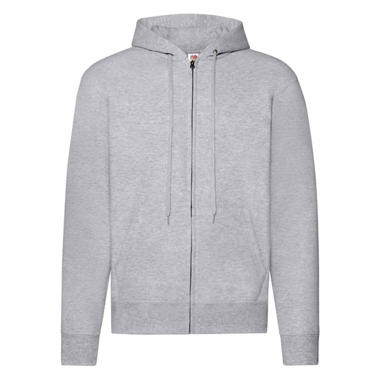 Fruit of the Loom Heren Classic Heather Hoodie met rits (Heide Grijs) - Image 1