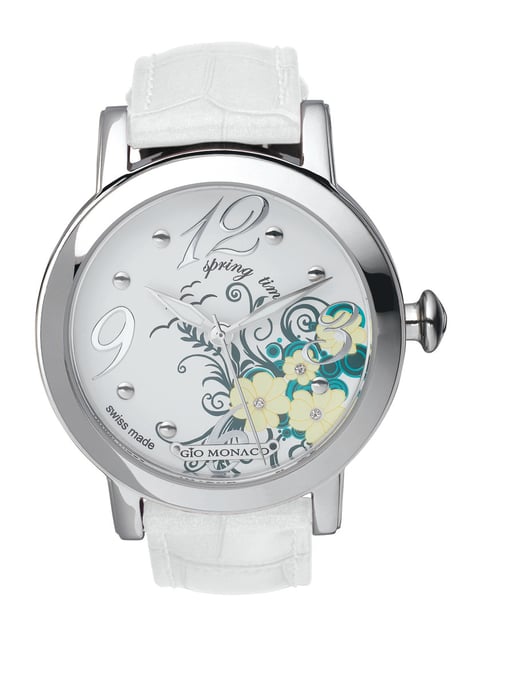 Gio Monaco: Womens Season White Watch
