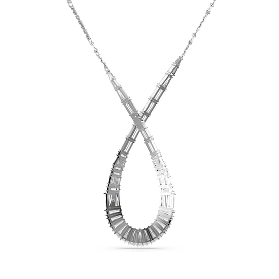Swarovski 'Hyperbola' Dames Basis Metalen Ketting - Zilver 5679438 - Image 4