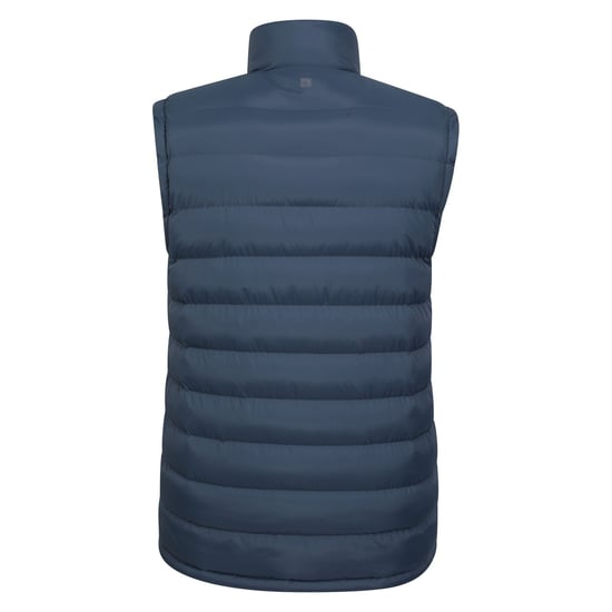 Mountain Warehouse Gewatteerd gilet met imitatiebont voor heren (Marine) - Image 2