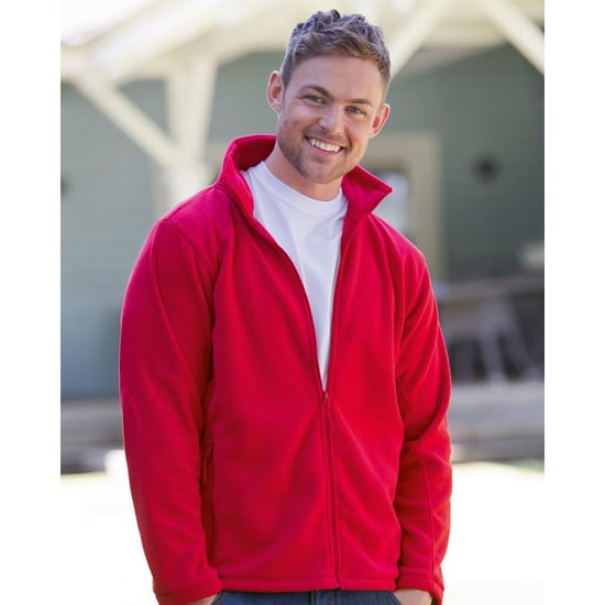 Russell Heren Full Zip Outdoor Fleece Jacket (Klassiek rood) - Image 6