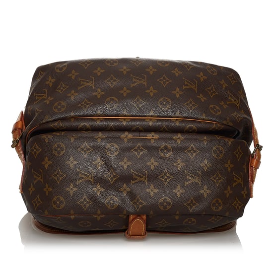 Vintage Louis Vuitton Monogram Saumur 35 Brown