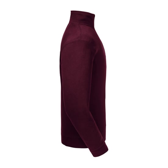 Russell Heren Authentieke Zip Neck Sweatshirt (Bourgondië) - Image 3