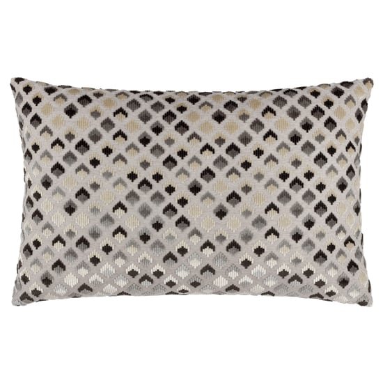 Paoletti Lexington Velours Jacquard Kussen Gevuld met Veren - Image 1