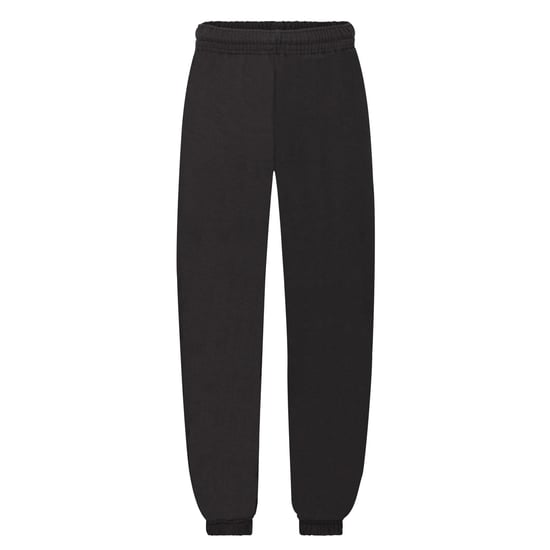 Fruit of the Loom Joggingbroek met elastische zoom voor kinderen/Kinderen (Zwart) - Image 1