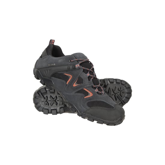 Mountain Warehouse Heren Wulpen Waterdichte Suède Wandelschoenen (Donkergrijs) - Image 1