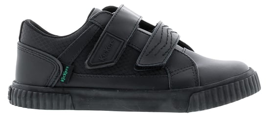 Kickers tovni twin flex leer infant boys black school schoenen & trainers 8 - 12 - Image 2