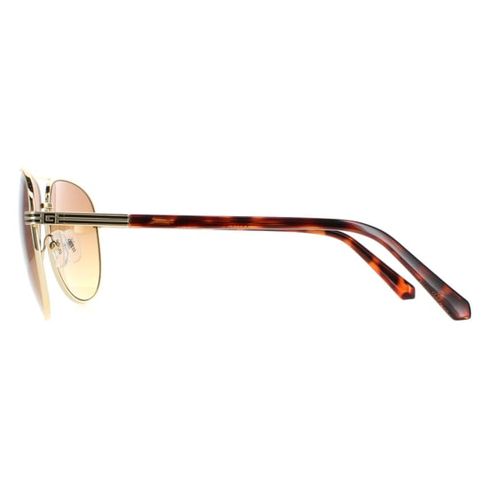 Guess Aviator Mens Gold Brown Gradient GU00043