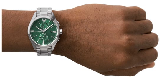 Emporio Armani Claudio Heren Horloge Zilverkleurig AR11480 - Image 4