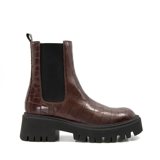 Dune Ladies PASTO Tractor-Sole Leather Chelsea Boots PASTO