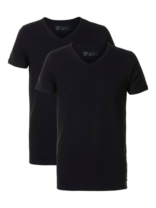 Petrol Industries - 2-pack Basic T-shirt V-Neck Men - Black