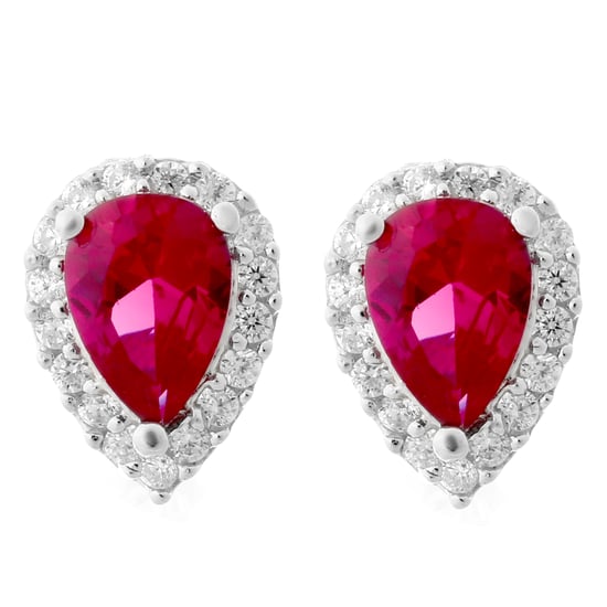 Orphelia 'Enora' Dames 925 Sterling Zilveren Stud Oorbellen - Zilver ZO-7226/RU - Image 2