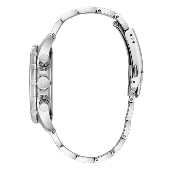 Bulova Marine Star Heren Zilveren Horloge 96B256 - Image 2