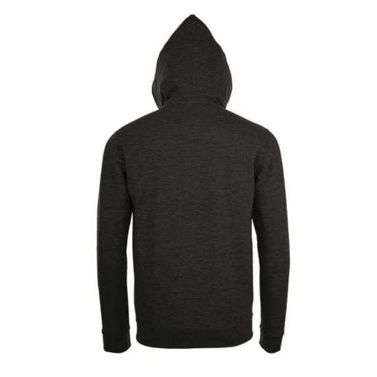 SOLS Herenstenen Ritssluiting in de vorm van een gewone Hoodie (Houtskool mergel) - Image 2