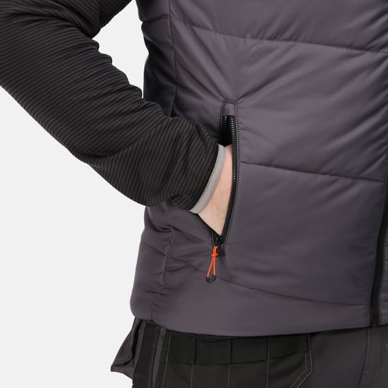 Regatta Mens Regime Insulated Body Warmer (Iron/Black)