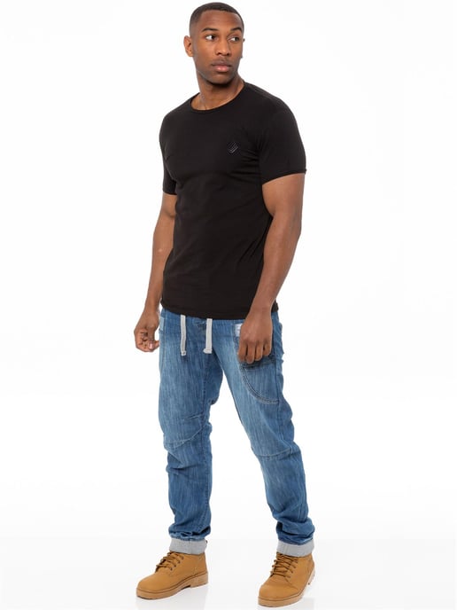 Enzo | Heren Denim Jogger Jeans - Blauw - Image 5