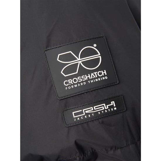 Crosshatch Heren Squadage jas met panelen (Zwart) - Image 5
