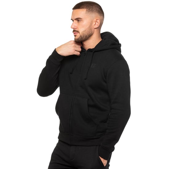 Enzo | Heren Zip Hoodie - Zwart - Image 2