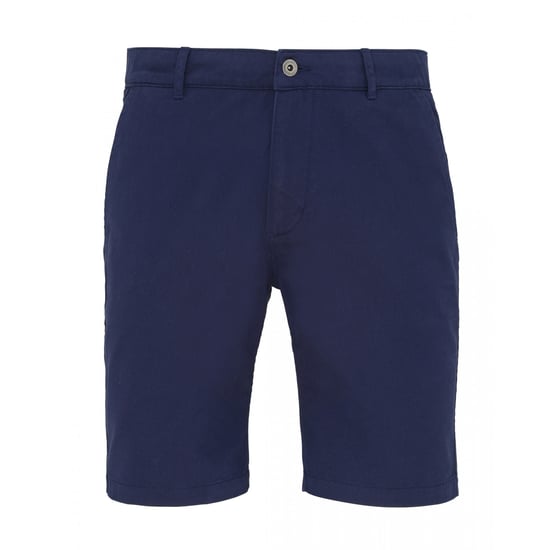 Asquith & Fox Heren Casual Chino Shorts (Marine) - Image 1