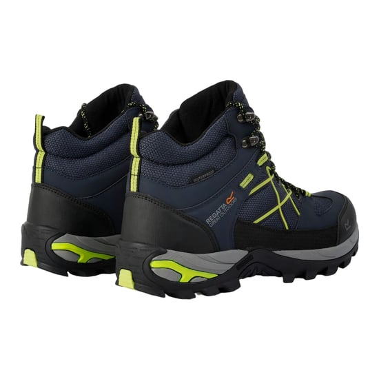 Regatta Heren Samaris III wandelschoenen (Navy/Lime Punch) - Image 2