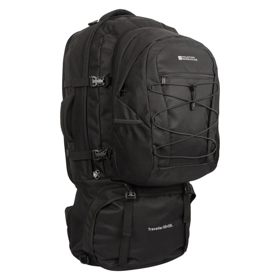 Mountain Warehouse Traveller 100L rugzak (Zwart) - Image 3