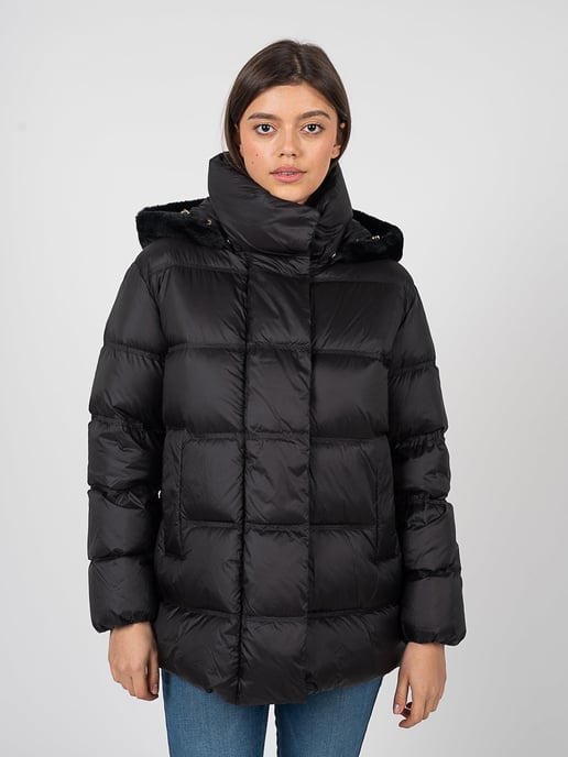 Geox jas Thaina Vrouw zwart - Image 3