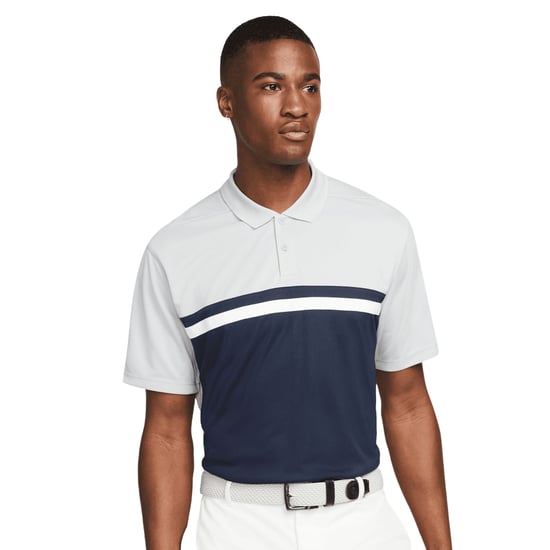 Nike Heren Victory Dri-FIT Golf Poloshirt (Licht rookgrijs/bsidiaanblauw) - Image 1