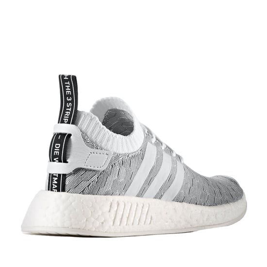 Adidas NMD_R2 Primeknit Womens Grey Running Trainers