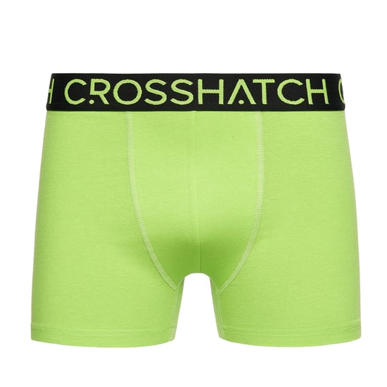 Crosshatch Heren Highlighter Boxer Shorts (Pack of 3) (Groen/rood) - Image 4