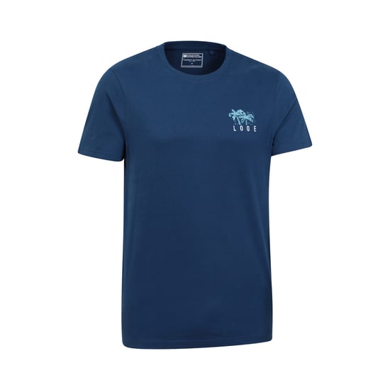 Mountain Warehouse Heren Looe Bedrukt Organisch T-Shirt (Marine) - Image 5