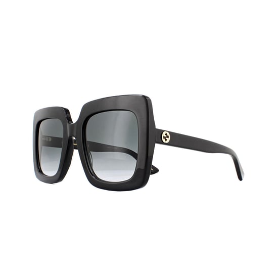 Gucci Zonnebril GG0328S 001 Zwart Grijs Verloop - Image 2