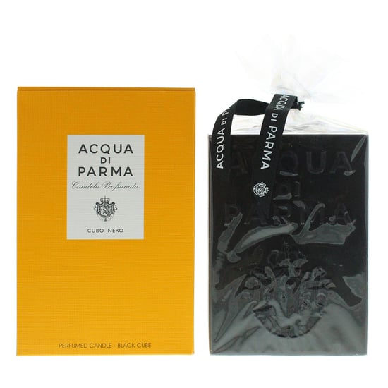 Acqua di Parma Zwarte Kube Amber Geurkaars 1000g - Image 1