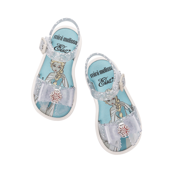 Mar Sandal x Disney Princess Glitter Clear /White - Image 3