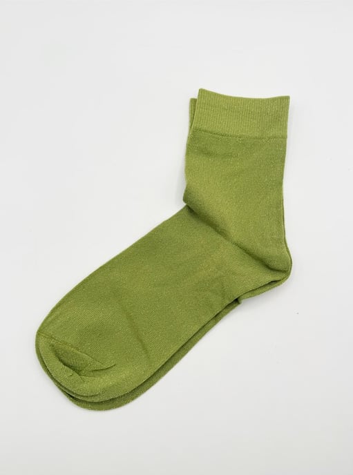 Green Glitter Socks Set - 2 pairs