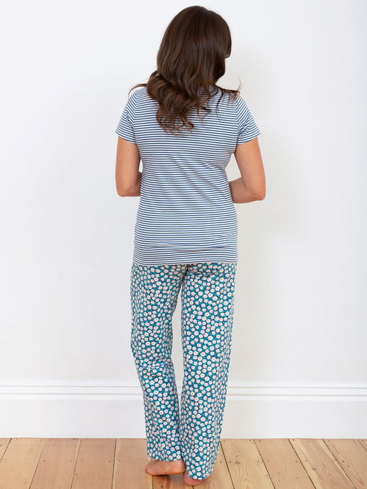 Kite Clothing Regis Wide Leg Loungers Daisy Fields