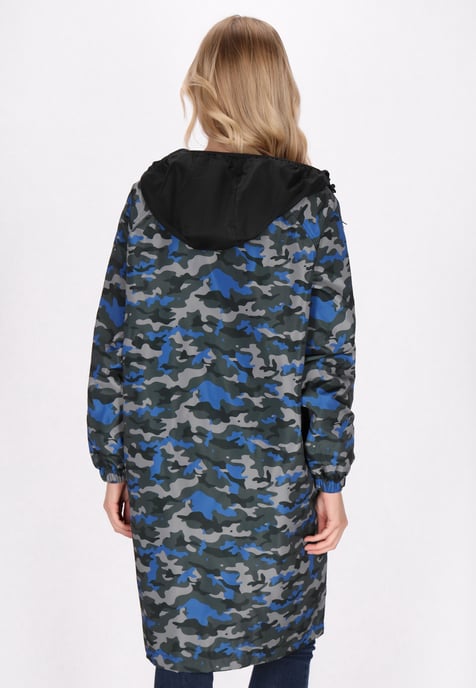 Schmuddelwedda Jas Dames Blauwe camouflage - Image 5