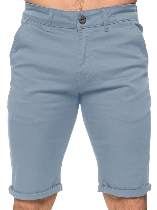 Enzo Heren Slim Fit Stretch Chino Korte Broek - Image 1